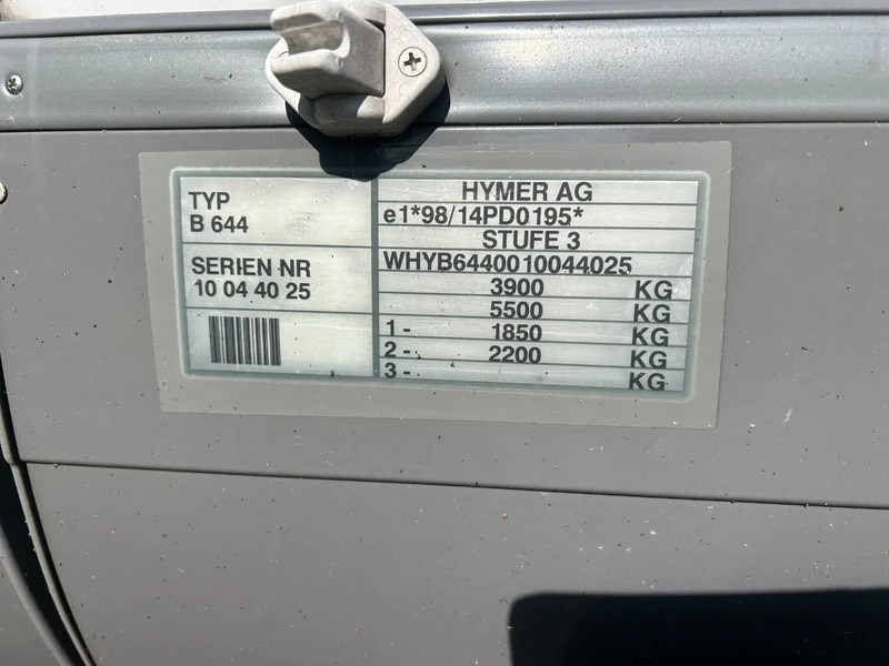 Fiat B644 6 personen HYMER de mooiste van Nederland - Autocaravana integral: foto 3 Fiat B644 6 personen HYMER de mooiste van Nederland - Autocaravana integral: foto 3