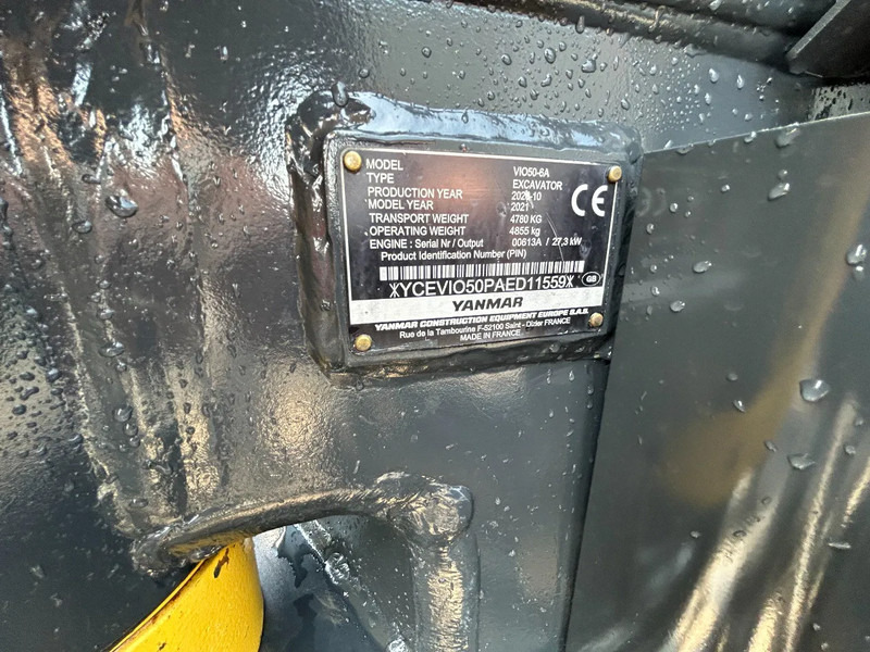 Miniexcavadora Yanmar VI 050-6 Mini graver: foto 12