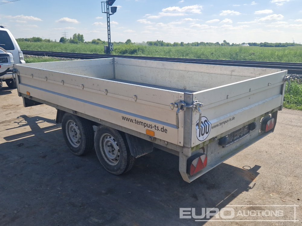 2014 Tempus 2 Axle Trailer, 2000kg, 100Km/H (Tuev 3/2027)(German Reg. Docs. Available) - Remolque plataforma/ Caja abierta: foto 3 2014 Tempus 2 Axle Trailer, 2000kg, 100Km/H (Tuev 3/2027)(German Reg. Docs. Available) - Remolque plataforma/ Caja abierta: foto 3