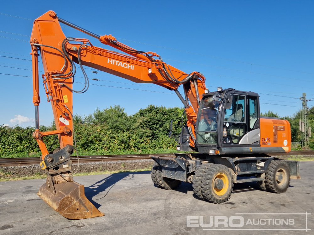 2015 Hitachi ZX190W-5 - Excavadora de ruedas: foto 1 2015 Hitachi ZX190W-5 - Excavadora de ruedas: foto 1