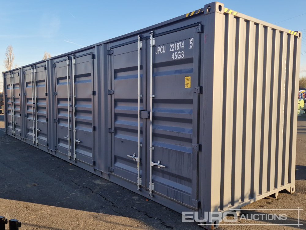 2025 40' HQ Container, One Side 4 Doors, One End Door, Lock Box, Side Forklift Pockets - Contenedor marítimo: foto 4 2025 40' HQ Container, One Side 4 Doors, One End Door, Lock Box, Side Forklift Pockets - Contenedor marítimo: foto 4