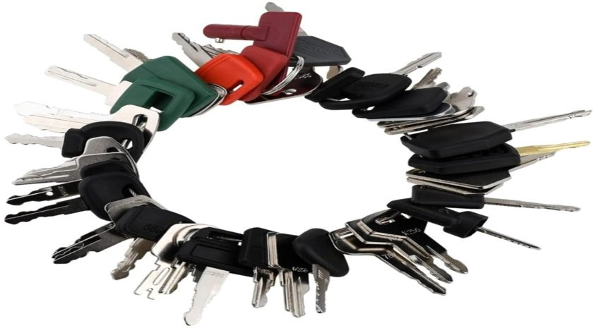 42 Key Set Compatible with John Deere, Cat, Toyota, JCB, Volvo, Doosan, Bobcat, Kubota, Hyundai, Bomag, New Holland, Komatsu, Case, Clark, IH, Kobelco, Takeuchi, Massey Ferguson, JLG, Genie - Equipo de construcción: foto 2 42 Key Set Compatible with John Deere, Cat, Toyota, JCB, Volvo, Doosan, Bobcat, Kubota, Hyundai, Bomag, New Holland, Komatsu, Case, Clark, IH, Kobelco, Takeuchi, Massey Ferguson, JLG, Genie - Equipo de construcción: foto 2