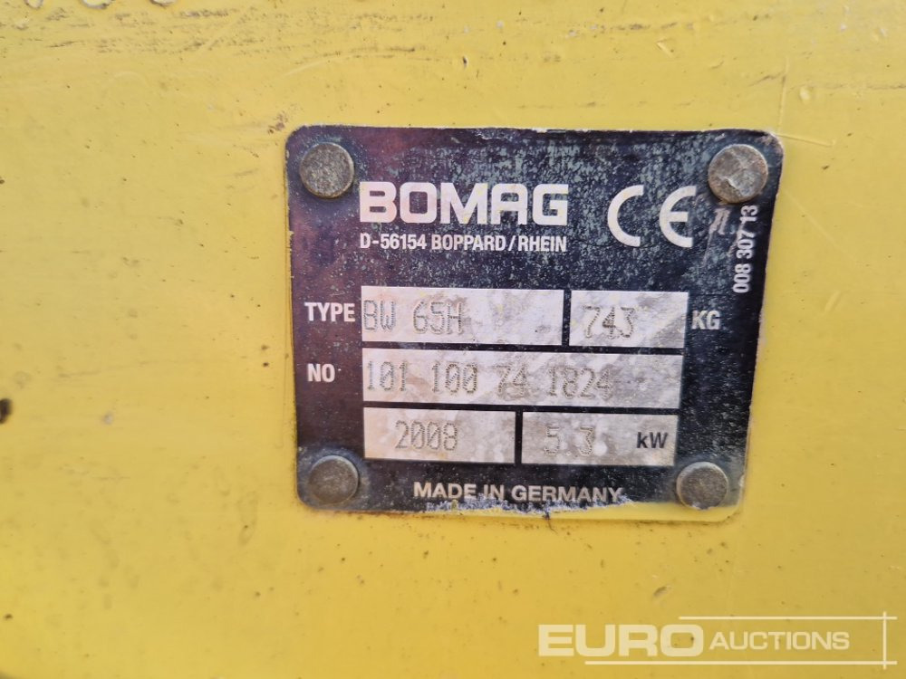 Construcción de carreteras Bomag BW65H: foto 18