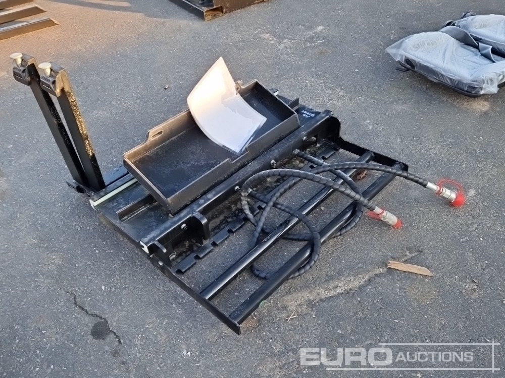 Unused 2025 GIYI Side Shift Fork to suit Skidsteer Loader - Equipo de manutención: foto 1 Unused 2025 GIYI Side Shift Fork to suit Skidsteer Loader - Equipo de manutención: foto 1