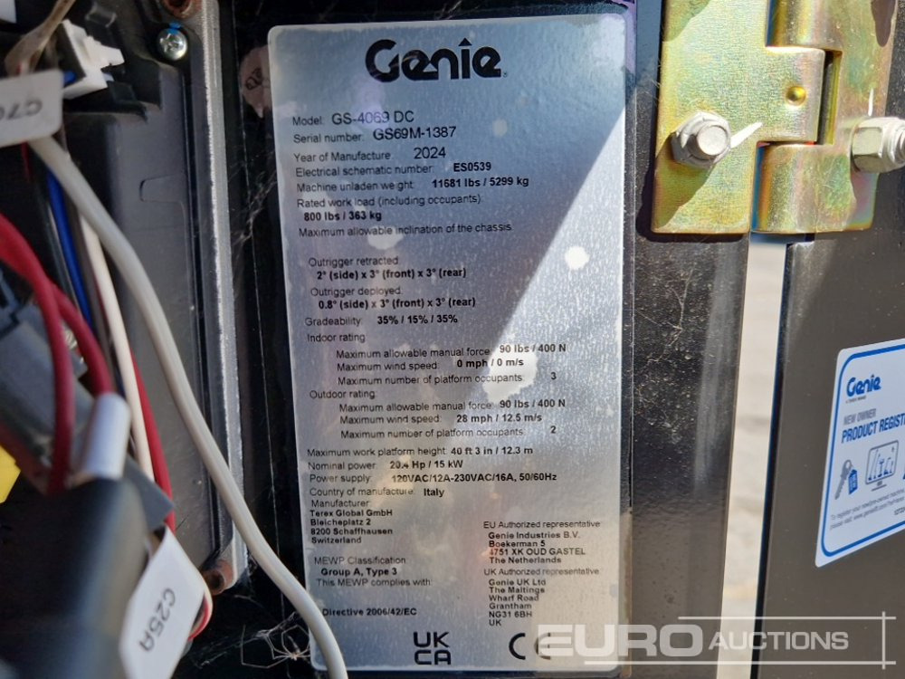 Plataforma elevadora Genie GS-4069DC: foto 22