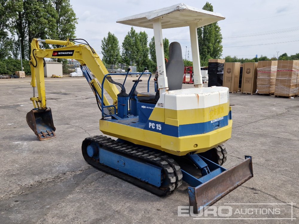 Komatsu PC15-2 - Miniexcavadora: foto 3 Komatsu PC15-2 - Miniexcavadora: foto 3