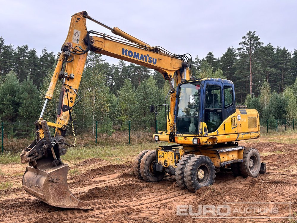 Komatsu PW160ES-7K - Excavadora de ruedas: foto 1 Komatsu PW160ES-7K - Excavadora de ruedas: foto 1