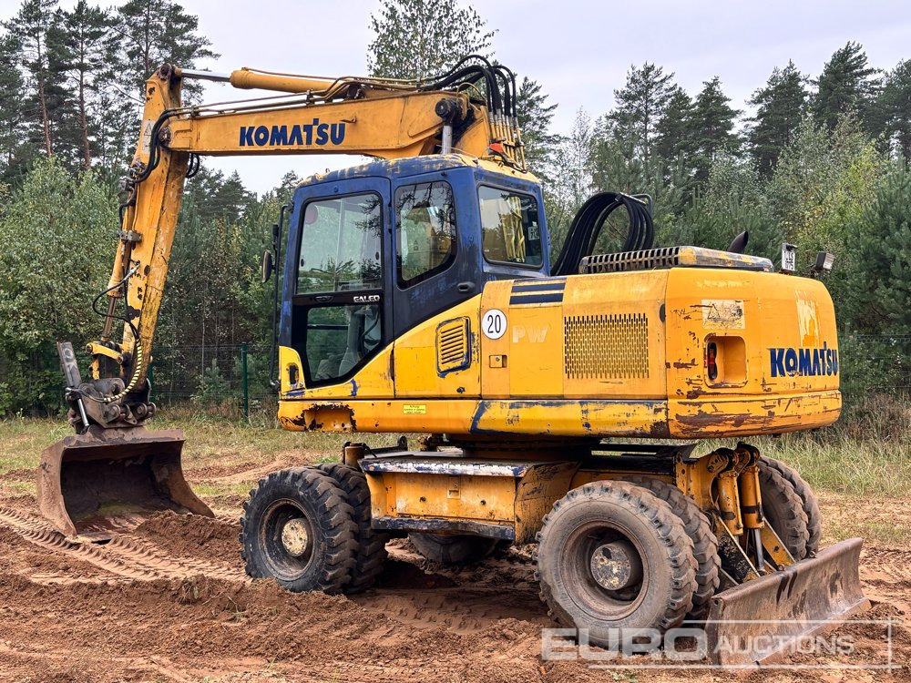 Komatsu PW160ES-7K - Excavadora de ruedas: foto 3 Komatsu PW160ES-7K - Excavadora de ruedas: foto 3