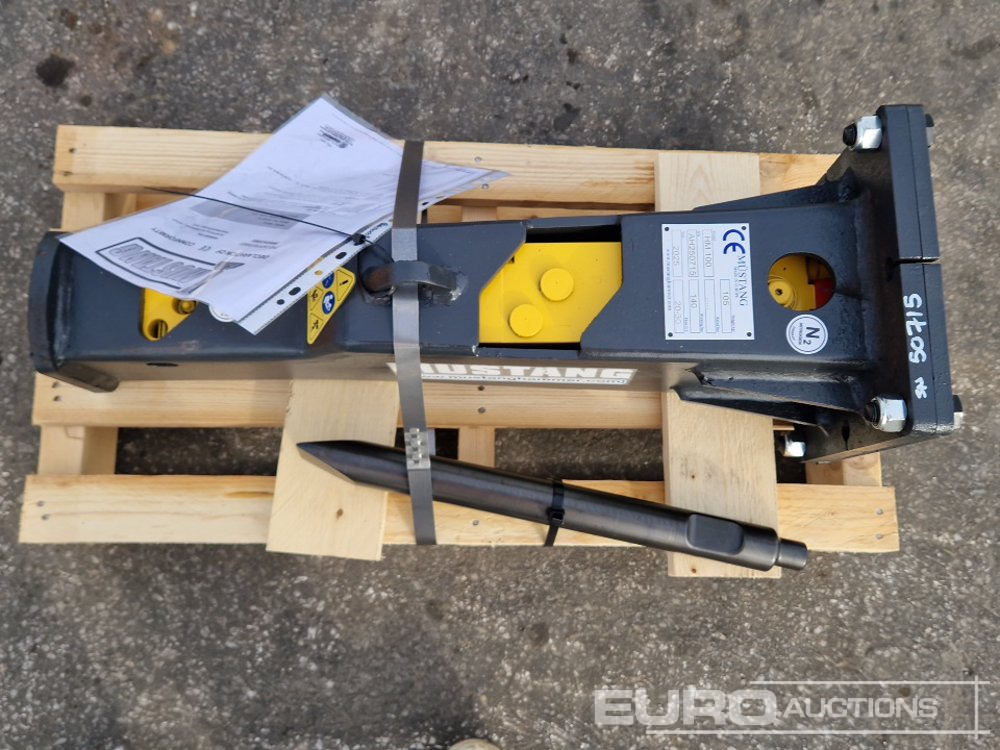 Unused 2025 Mustang HM100 - Martillo hidráulico: foto 5 Unused 2025 Mustang HM100 - Martillo hidráulico: foto 5