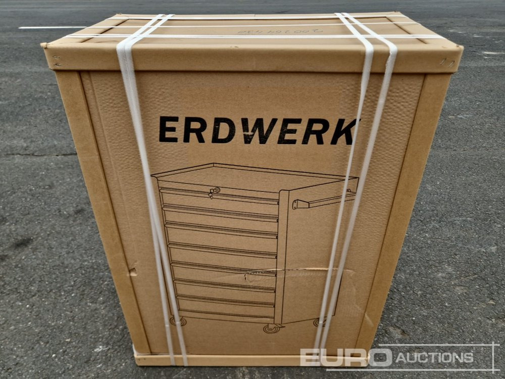 Unused ERDWERK ER7 Tool Cabinet, 7 Drawers, including Tools - Equipo de taller: foto 2 Unused ERDWERK ER7 Tool Cabinet, 7 Drawers, including Tools - Equipo de taller: foto 2