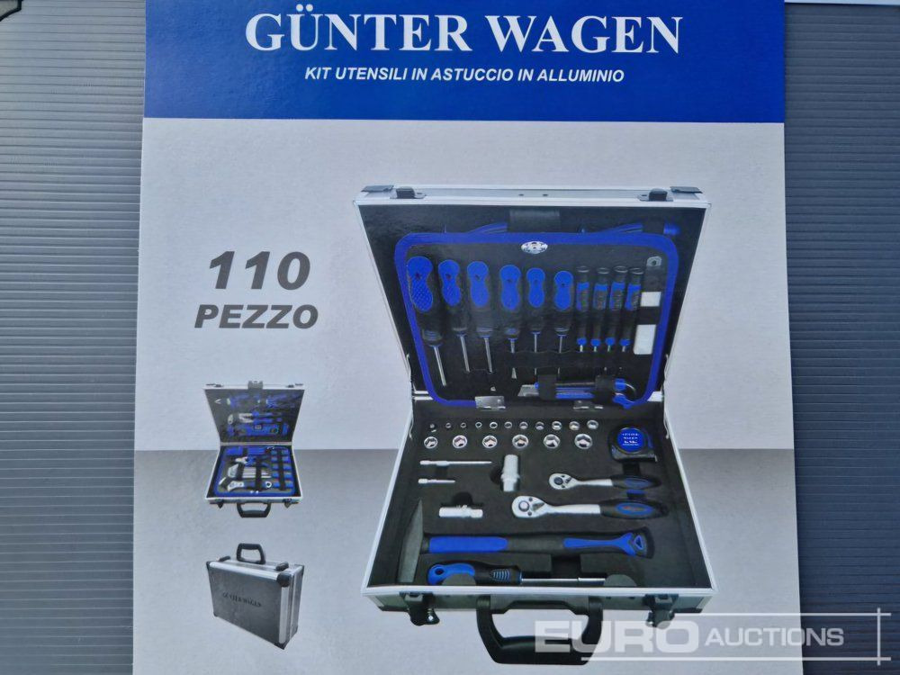 Equipo de taller Unused Günter Wagen 110Pcs Tool Case: foto 8