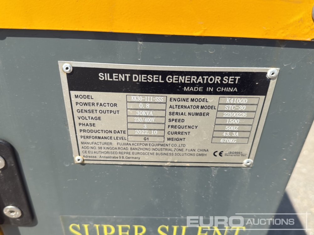 Generador industriale Kawakenki KK30-III-SSS: foto 8
