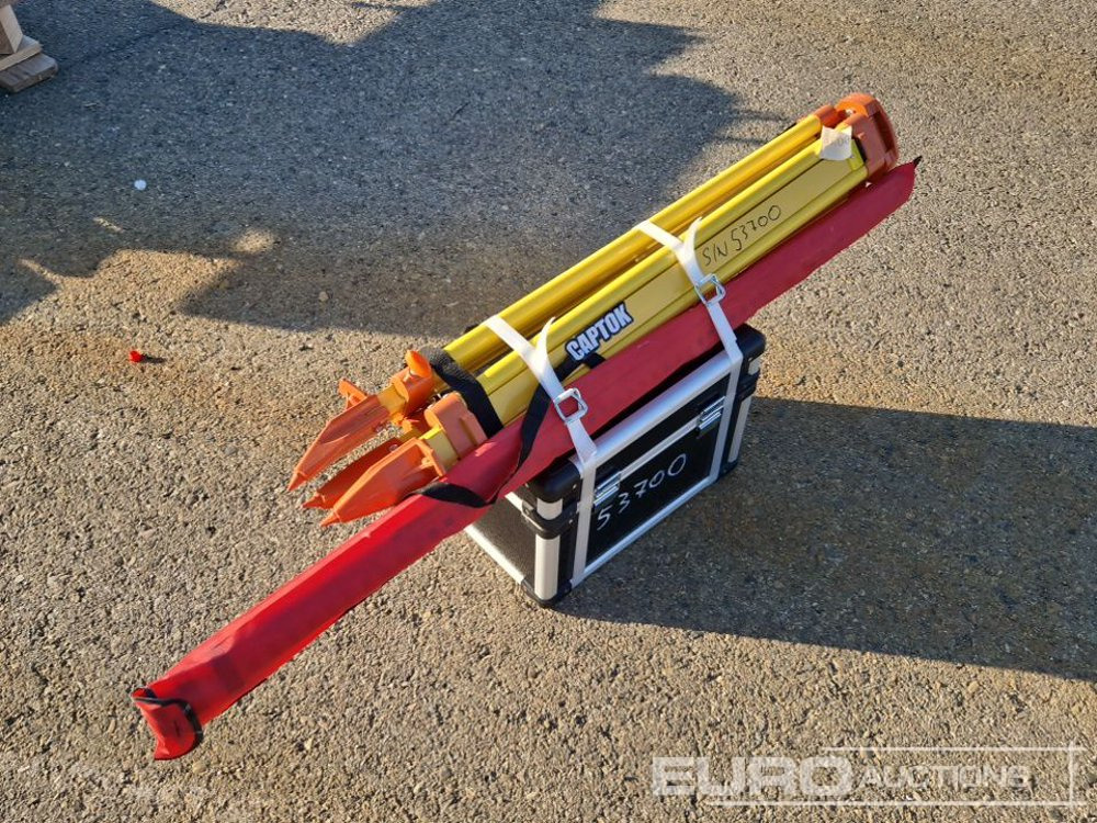 Unused 2025 Captok Self-Leveling Rotary Laser Level Wth Batteries, Receiver, Tripod, Grade Rod / Laser - Equipo de construcción: foto 2 Unused 2025 Captok Self-Leveling Rotary Laser Level Wth Batteries, Receiver, Tripod, Grade Rod / Laser - Equipo de construcción: foto 2