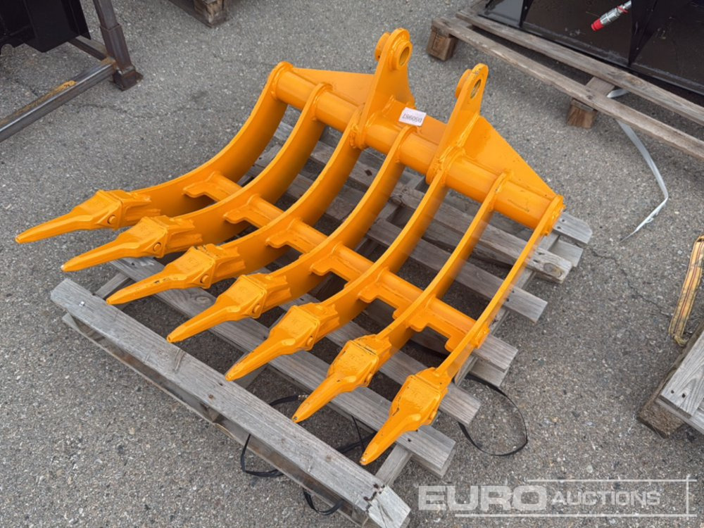 Unused 2025 GIYI 32" Rake with Teeth to suit Excavator - Cazo: foto 4 Unused 2025 GIYI 32" Rake with Teeth to suit Excavator - Cazo: foto 4