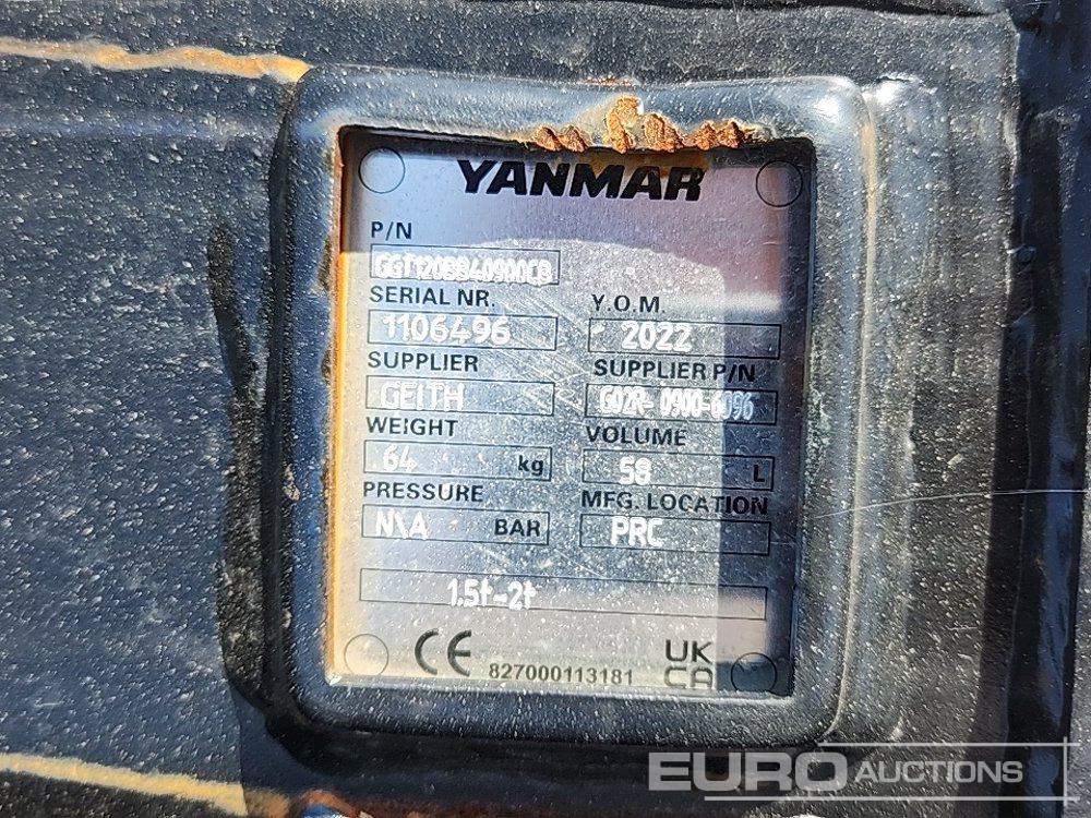 Unused Yanmar G02R-0900-6096 - Cazo: foto 5 Unused Yanmar G02R-0900-6096 - Cazo: foto 5