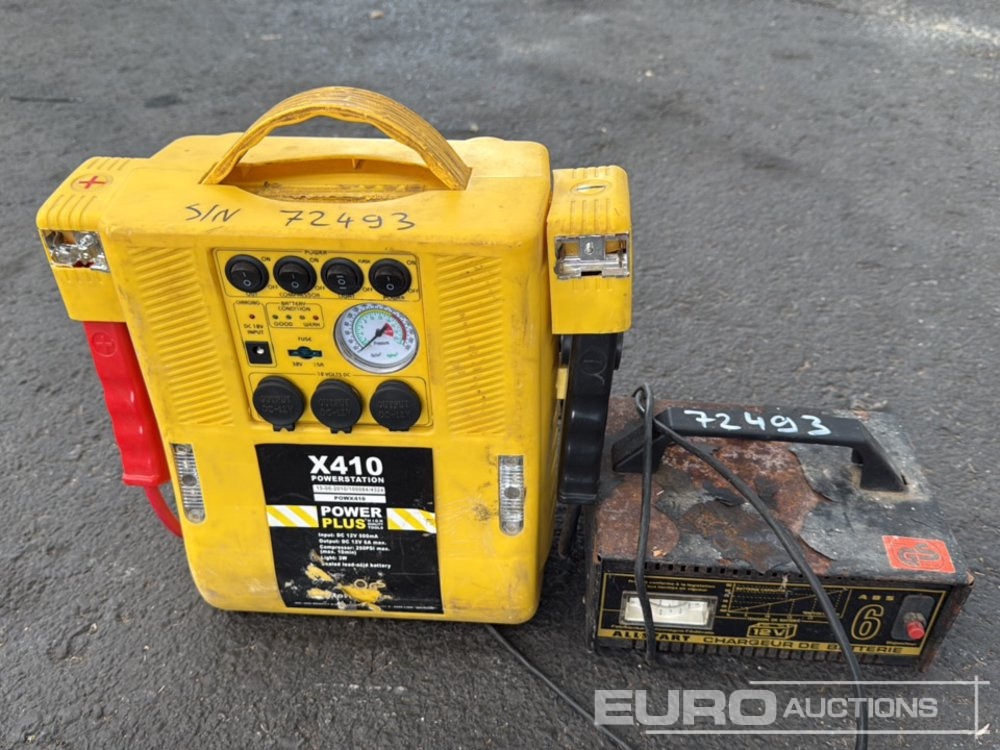 Equipo de construcción X410 12V 2 in 1 Battery Starter, Compressor, Allstart Battery Charger 12V: foto 6