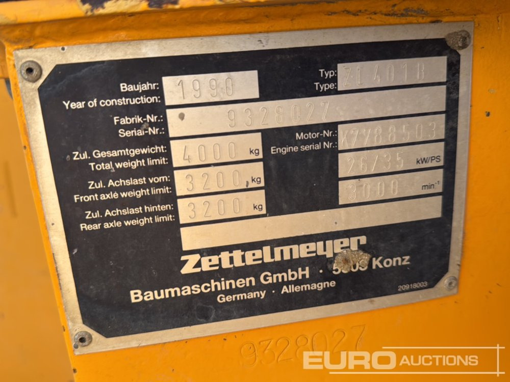 Cargadora de ruedas Zettelmeyer ZL401B: foto 27