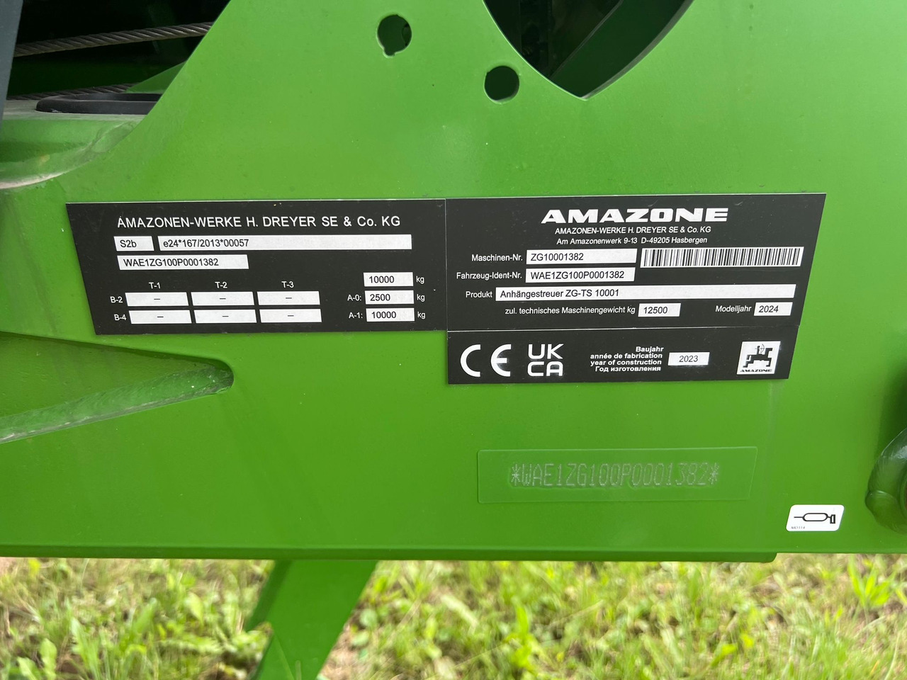 Amazone Anhängestreuer ZG-TS 10001 - Pulverizador: foto 2 Amazone Anhängestreuer ZG-TS 10001 - Pulverizador: foto 2