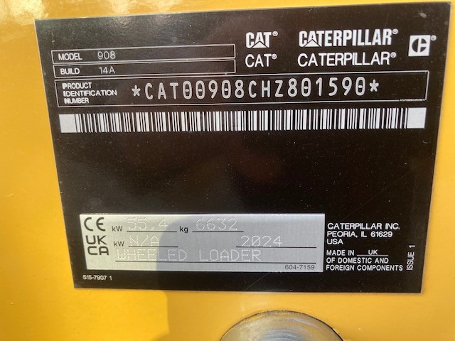 Caterpillar Radlader 908HL - Cargadora de ruedas: foto 2 Caterpillar Radlader 908HL - Cargadora de ruedas: foto 2