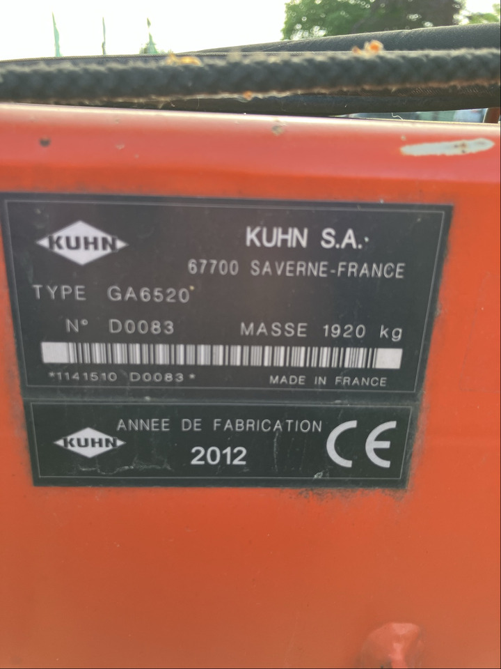 Kuhn 6520 - Henificadora: foto 2 Kuhn 6520 - Henificadora: foto 2