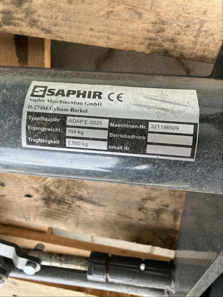 Saphir Adapterrahmen Bobcat schmal / - Cargador frontal para tractor: foto 2 Saphir Adapterrahmen Bobcat schmal / - Cargador frontal para tractor: foto 2