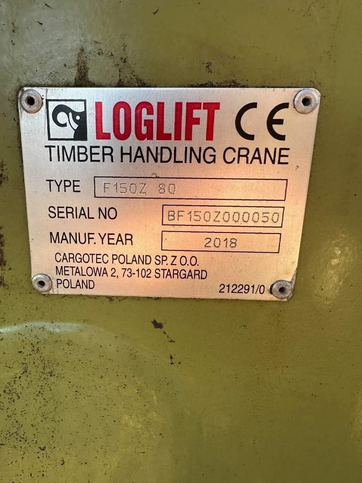 Grúa para camión Loglift F150 Z80: foto 9