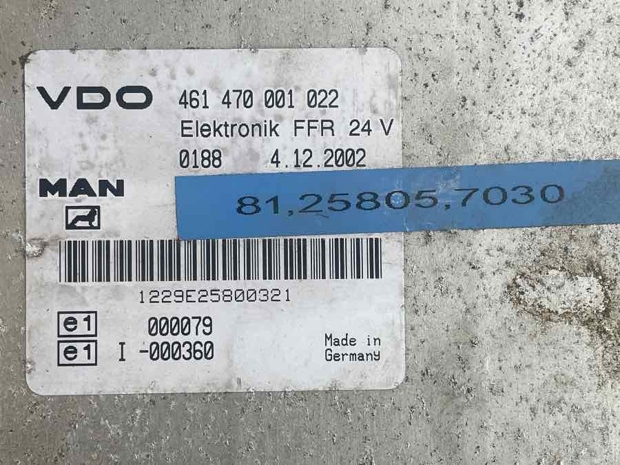 MAN ECU FFR 81.25805-7030 - Sistema eléctrico para Camión: foto 2 MAN ECU FFR 81.25805-7030 - Sistema eléctrico para Camión: foto 2