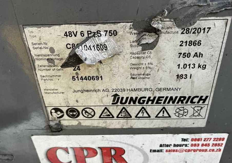 Jungheinrich EFG320 - Carretilla elevadora eléctrica: foto 5 Jungheinrich EFG320 - Carretilla elevadora eléctrica: foto 5