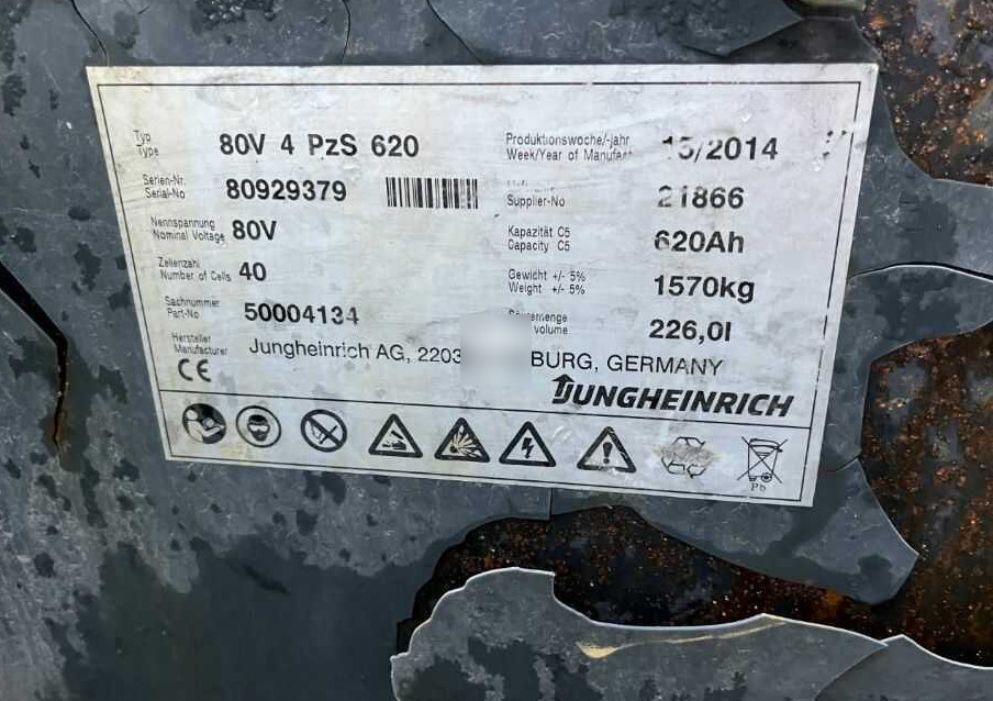 Jungheinrich EFG430k - Carretilla elevadora eléctrica: foto 4 Jungheinrich EFG430k - Carretilla elevadora eléctrica: foto 4