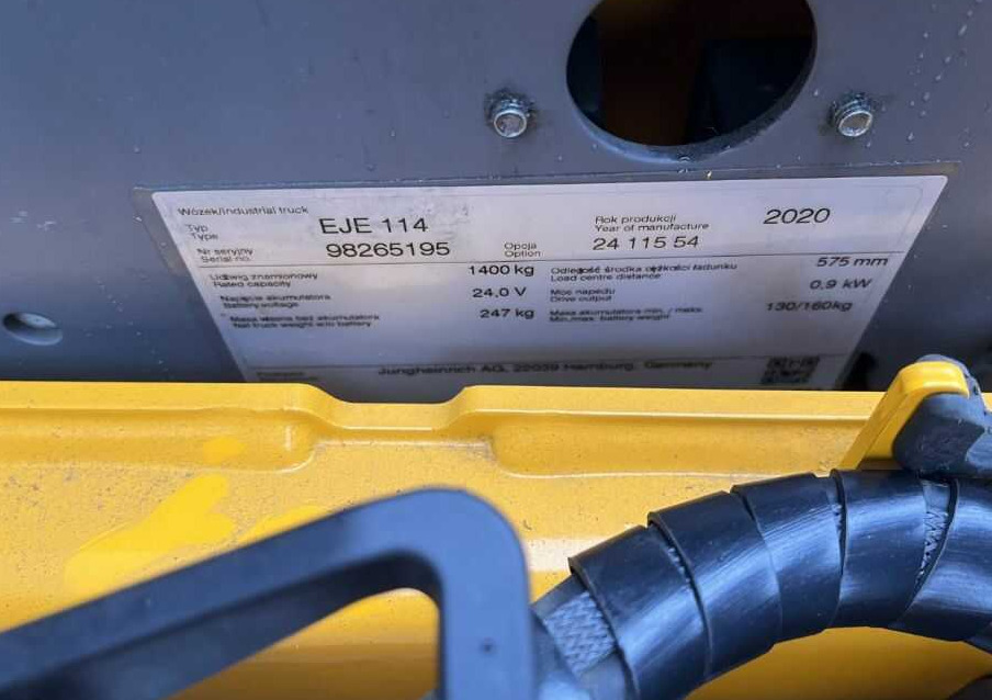 Jungheinrich EJE114 - Transpaleta: foto 4 Jungheinrich EJE114 - Transpaleta: foto 4