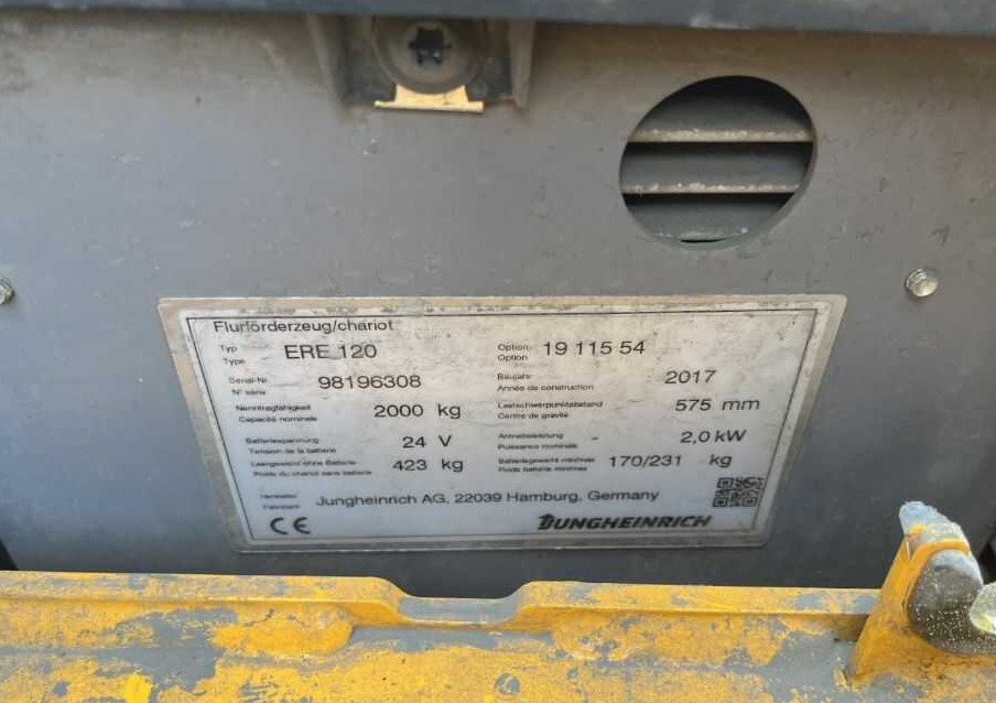 Jungheinrich ERE120 - Apilador: foto 4 Jungheinrich ERE120 - Apilador: foto 4