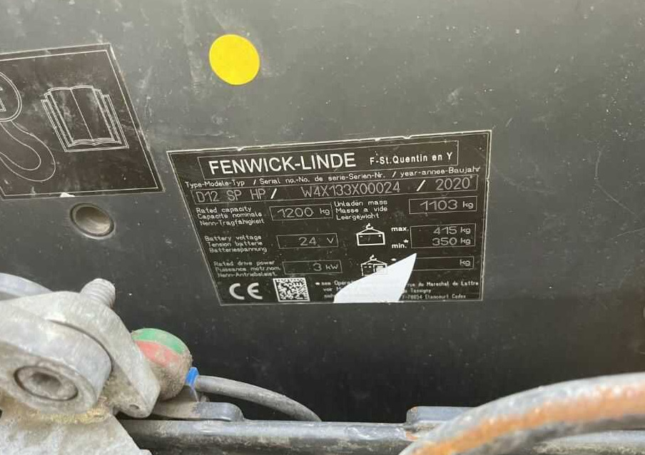 Linde D12SP - Apilador: foto 4 Linde D12SP - Apilador: foto 4