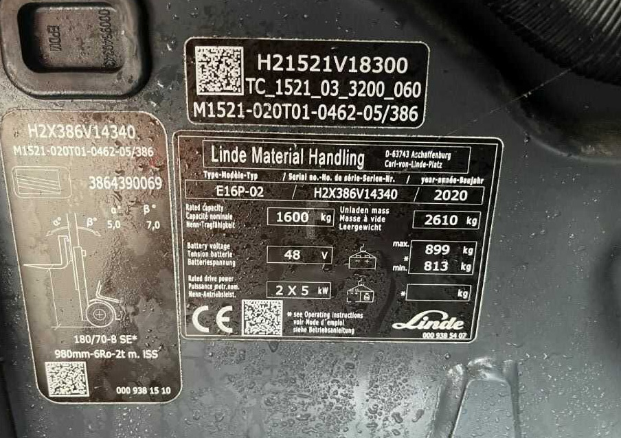 Linde E16P-02 - Carretilla elevadora eléctrica: foto 4 Linde E16P-02 - Carretilla elevadora eléctrica: foto 4