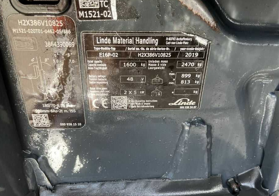 Linde E16P-02 - Carretilla elevadora eléctrica: foto 4 Linde E16P-02 - Carretilla elevadora eléctrica: foto 4