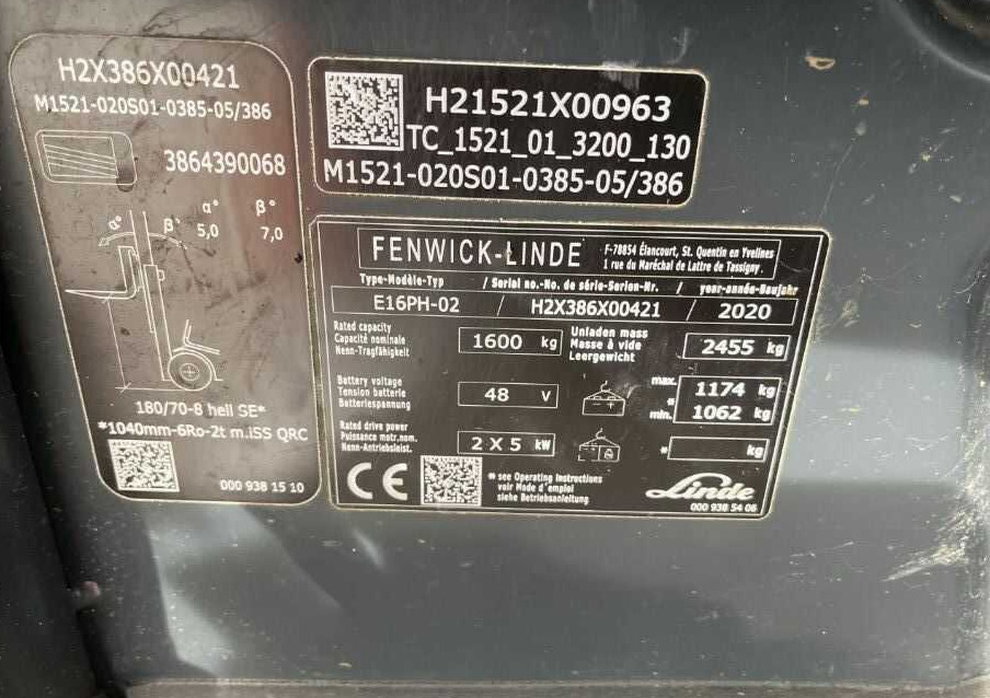 Linde E16PH-02 - Carretilla elevadora eléctrica: foto 4 Linde E16PH-02 - Carretilla elevadora eléctrica: foto 4