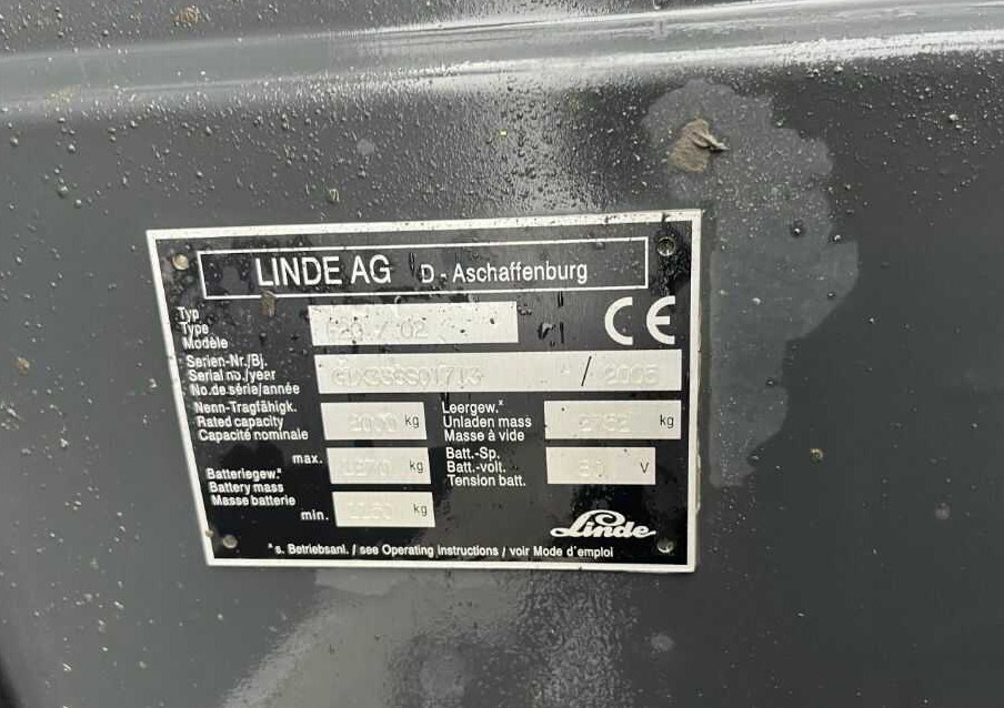 Linde E20 - Carretilla elevadora eléctrica: foto 4 Linde E20 - Carretilla elevadora eléctrica: foto 4