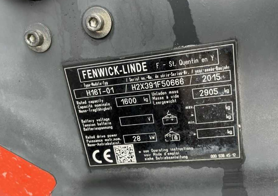 Linde H16T-01 - Carretilla elevadora de gas: foto 4 Linde H16T-01 - Carretilla elevadora de gas: foto 4