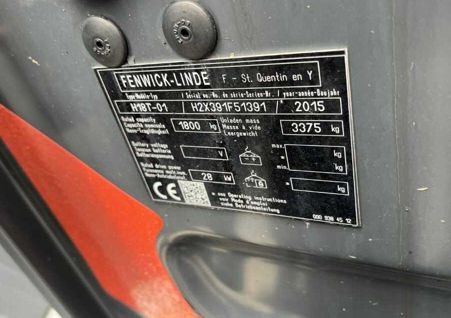 Linde H18T-01 - Carretilla elevadora de gas: foto 4 Linde H18T-01 - Carretilla elevadora de gas: foto 4