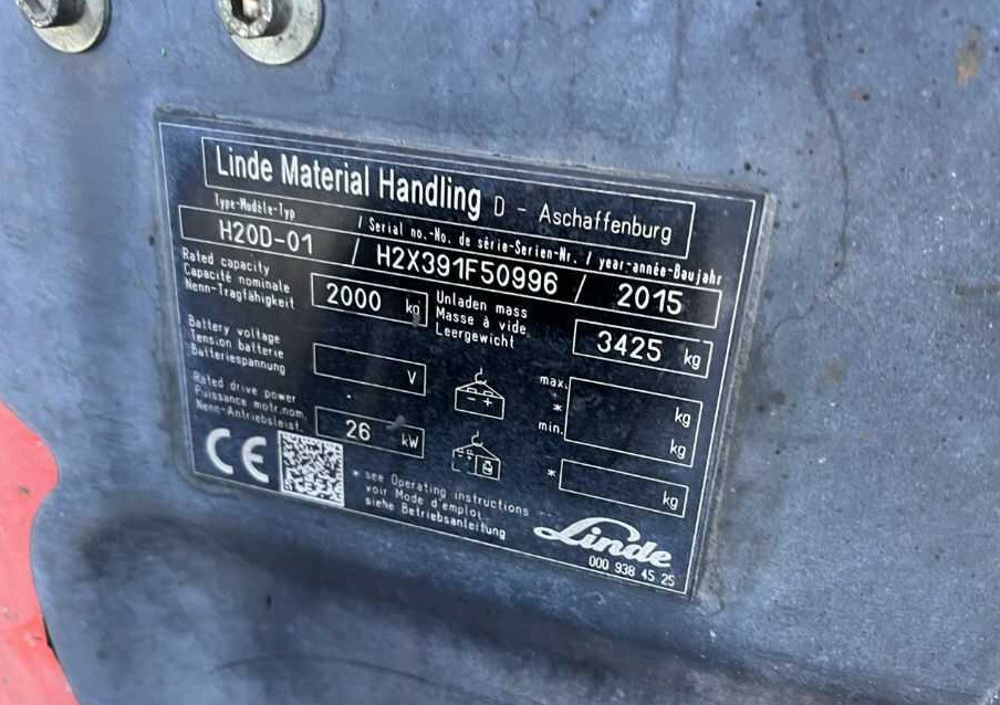 Linde H20D-01 - Carretilla elevadora diésel: foto 4 Linde H20D-01 - Carretilla elevadora diésel: foto 4