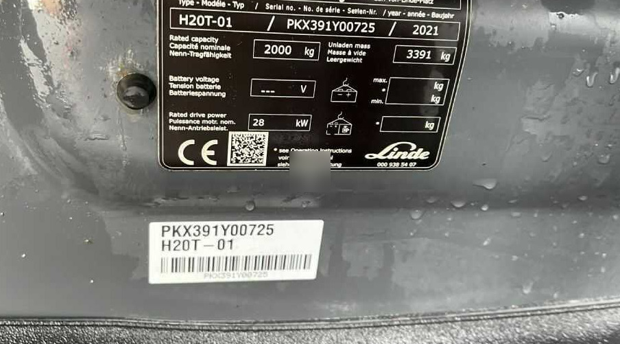 Linde H20T-01 - Carretilla elevadora de gas: foto 4 Linde H20T-01 - Carretilla elevadora de gas: foto 4