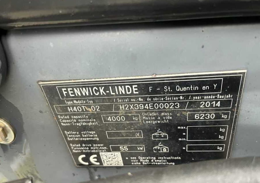 Linde H40T-02 - Carretilla elevadora de gas: foto 1 Linde H40T-02 - Carretilla elevadora de gas: foto 1
