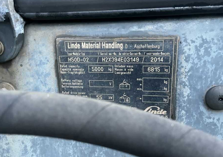 Carretilla elevadora diésel Linde H50D-02: foto 6