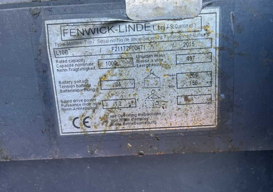 Linde L10 - Apilador: foto 4 Linde L10 - Apilador: foto 4