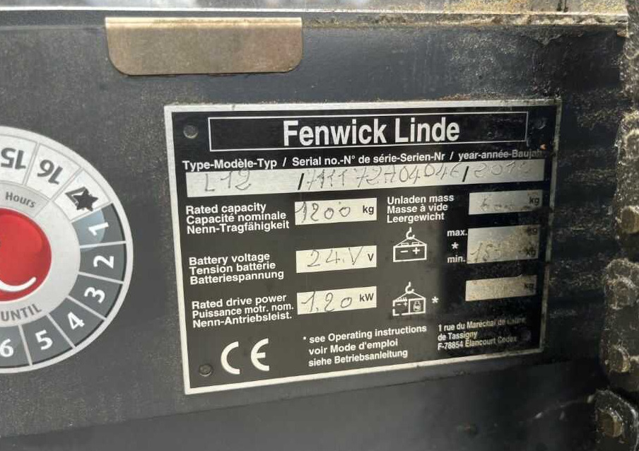 Linde L12 - Apilador: foto 4 Linde L12 - Apilador: foto 4