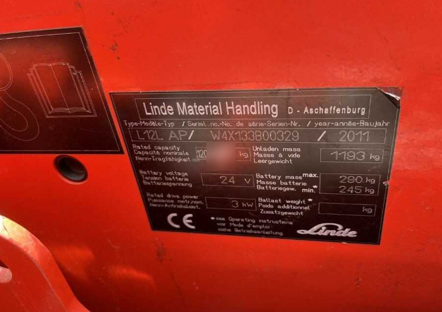 Linde L12LAP - Apilador: foto 4 Linde L12LAP - Apilador: foto 4