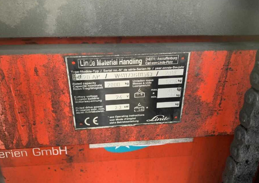 Linde L20AP - Apilador: foto 2 Linde L20AP - Apilador: foto 2
