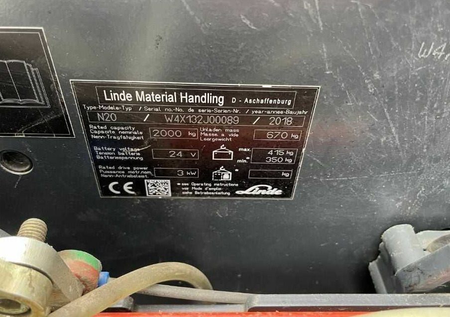 Linde N20 - Recoge pedidos: foto 4 Linde N20 - Recoge pedidos: foto 4