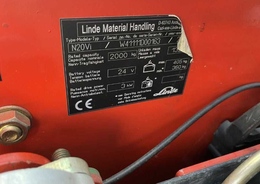 Linde N20Vi - Recoge pedidos: foto 4 Linde N20Vi - Recoge pedidos: foto 4