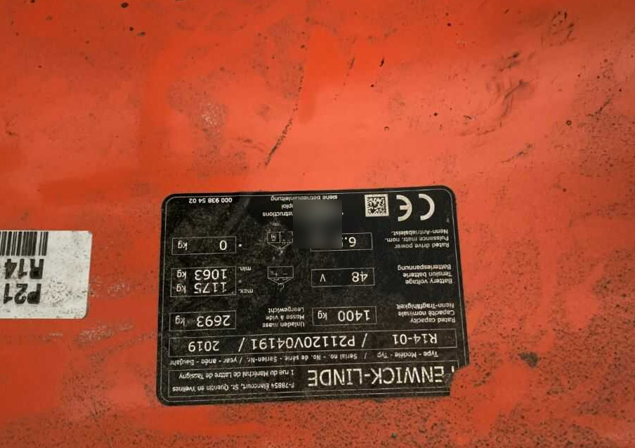 Linde R14-01 - Retráctil: foto 4 Linde R14-01 - Retráctil: foto 4