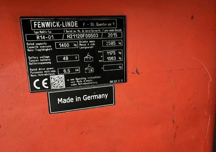 Linde R14 - Retráctil: foto 2 Linde R14 - Retráctil: foto 2